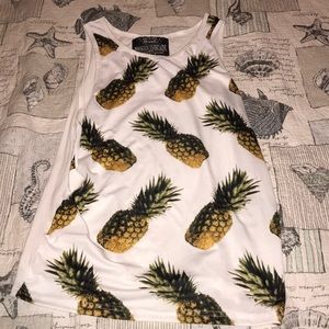 Pineapple Tank Top Small